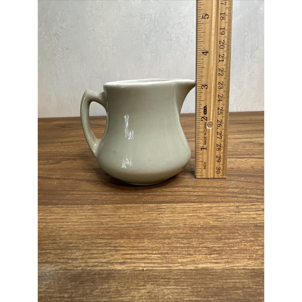SHENANGO CHINA Inca Ware Creamer Syrup Pitcher Restaurant Ware Beige Vintage - Picture 5 of 8